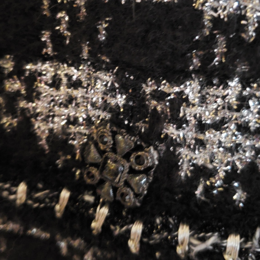 CHANEL 11A Lesage black silver jacket gripoix - Picture 6 of 7